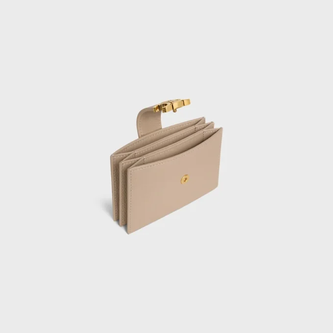 Accordeon Card Holder Nino in Supple Grained Calfskin Accordeon Card Holder Nino in Supple Grained Calfskin