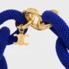 Ata Celine Links Necklace in Beads and Brass with Gold Finish Ata Celine Links Necklace in Beads and Brass with Gold Finish
