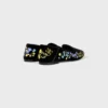 Aura Loafer in Flowers Embroidered Velvet