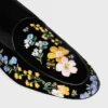 Aura Loafer in Flowers Embroidered Velvet