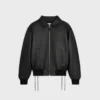 Aviator Blouson Jacket in Soft Lambskin