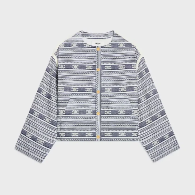 Baja Cardigan Jacket in Cotton Wool