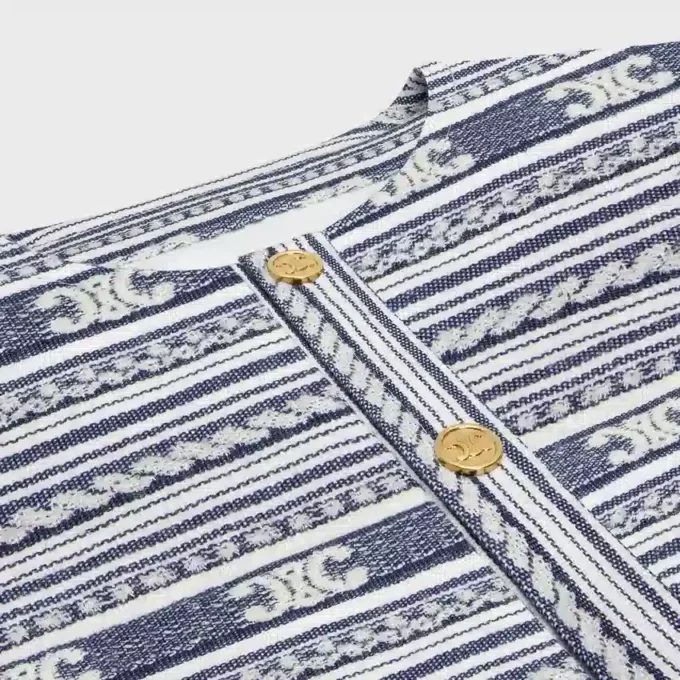 Baja Cardigan Jacket in Cotton Wool