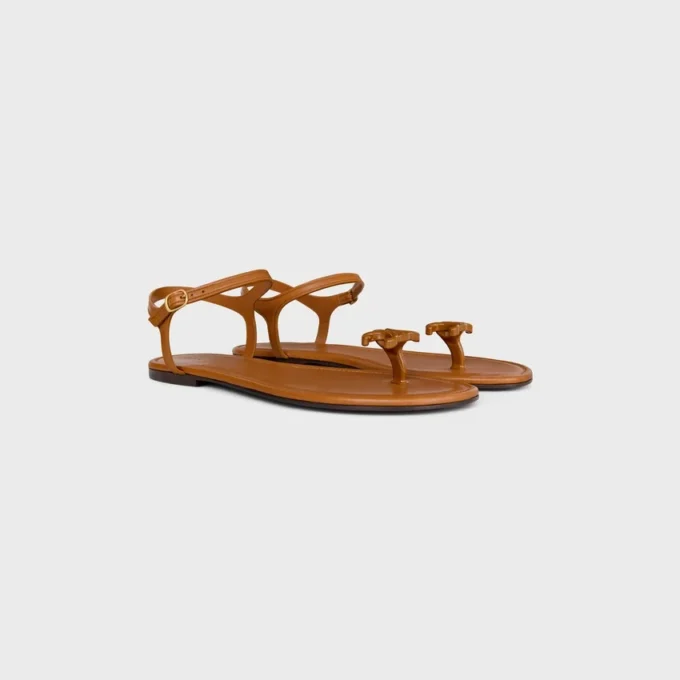 Bay – Triomphe Thong Sandal in Supple Calfskin Bay – Triomphe Thong Sandal in Supple Calfskin