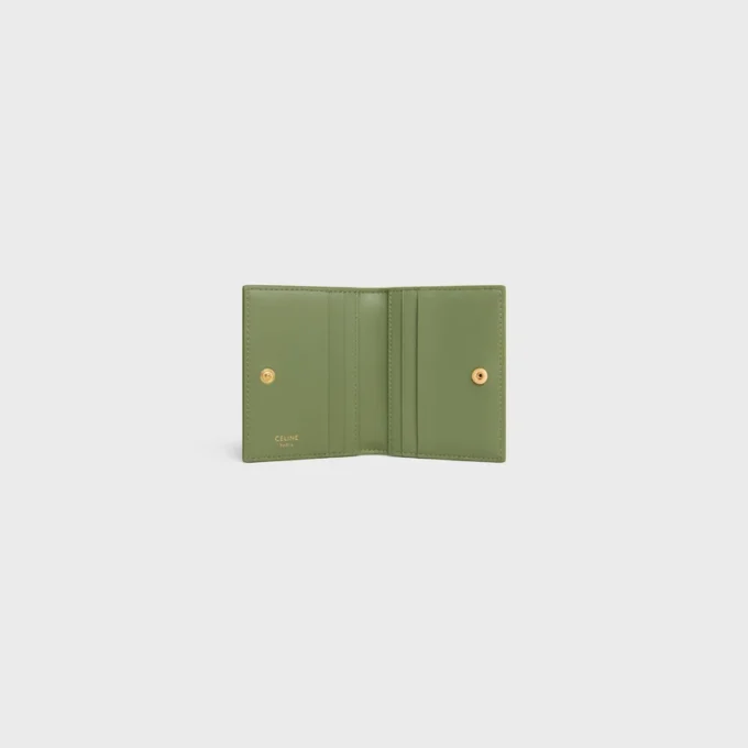 Bi-Fold Card Holder Triomphe in Shiny Calfskin Bi-Fold Card Holder Triomphe in Shiny Calfskin