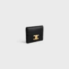Bi-Fold Card Holder Triomphe in Shiny Calfskin Bi-Fold Card Holder Triomphe in Shiny Calfskin