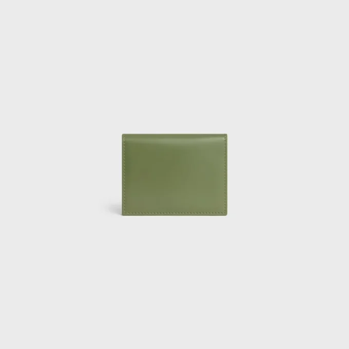Bi-Fold Card Holder Triomphe in Shiny Calfskin Bi-Fold Card Holder Triomphe in Shiny Calfskin