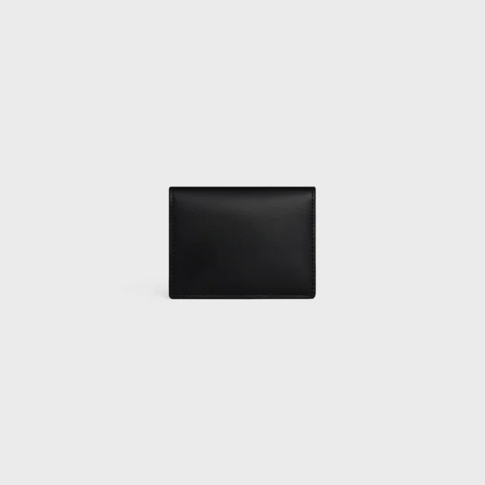 Bi-Fold Card Holder Triomphe in Shiny Calfskin Bi-Fold Card Holder Triomphe in Shiny Calfskin
