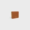 Bi-Fold Card Holder Triomphe Stamp in Supple Grained Calfskin Bi-Fold Card Holder Triomphe Stamp in Supple Grained Calfskin
