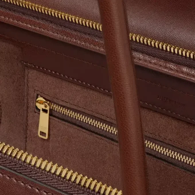 Big Luggage in Supple Shiny Lambskin