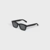 Black Frame 41 Sunglasses in Acetate