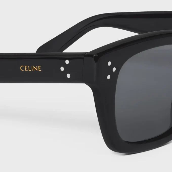 Black Frame 41 Sunglasses in Acetate