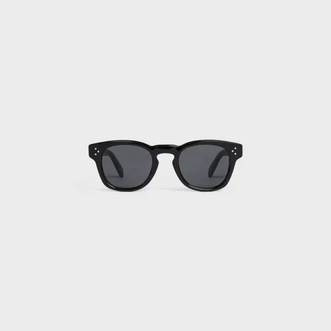 Black Frame 42 Sunglasses in Acetate
