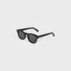 Black Frame 42 Sunglasses in Acetate