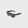 Black Frame 45 Sunglasses in Acetate