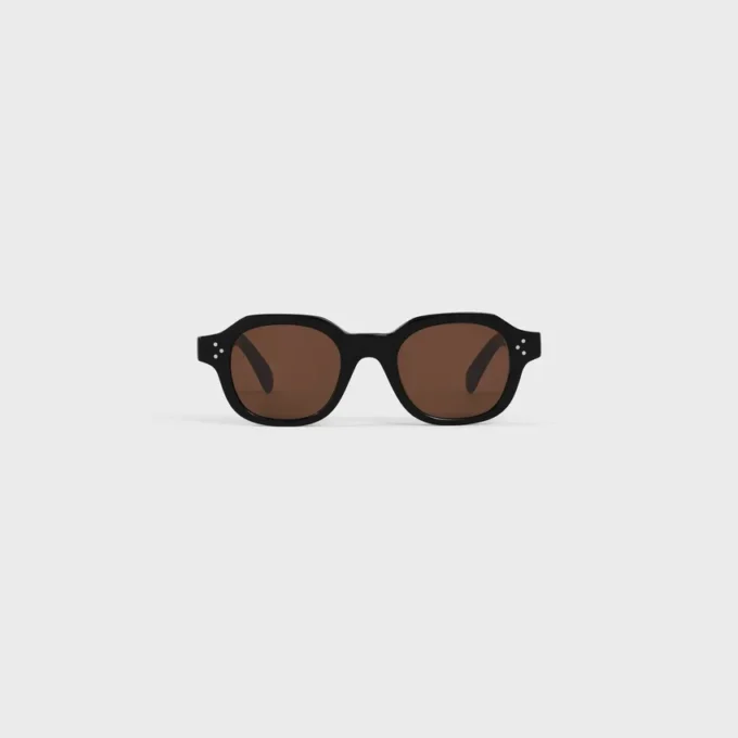 Black Frame 60 Sunglasses in Acetate