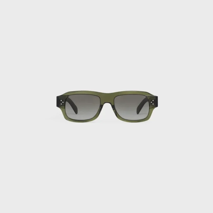 Black Frame 61 Sunglasses in Acetate