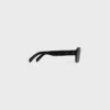 Black Frame 61 Sunglasses in Acetate
