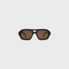 Black Frame 62 Sunglasses in Acetate