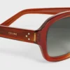 Black Frame 62 Sunglasses in Acetate