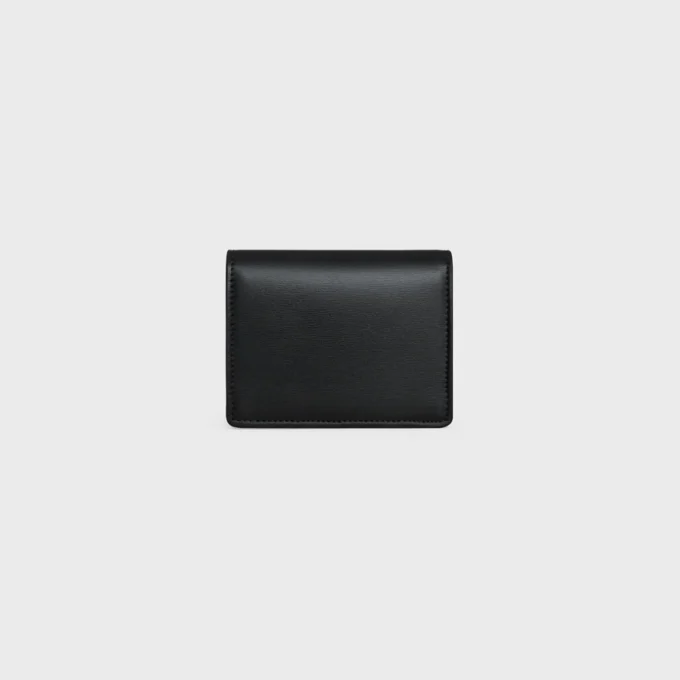 Business Card Holder Triomphe in Shiny Calfskin Business Card Holder Triomphe in Shiny Calfskin