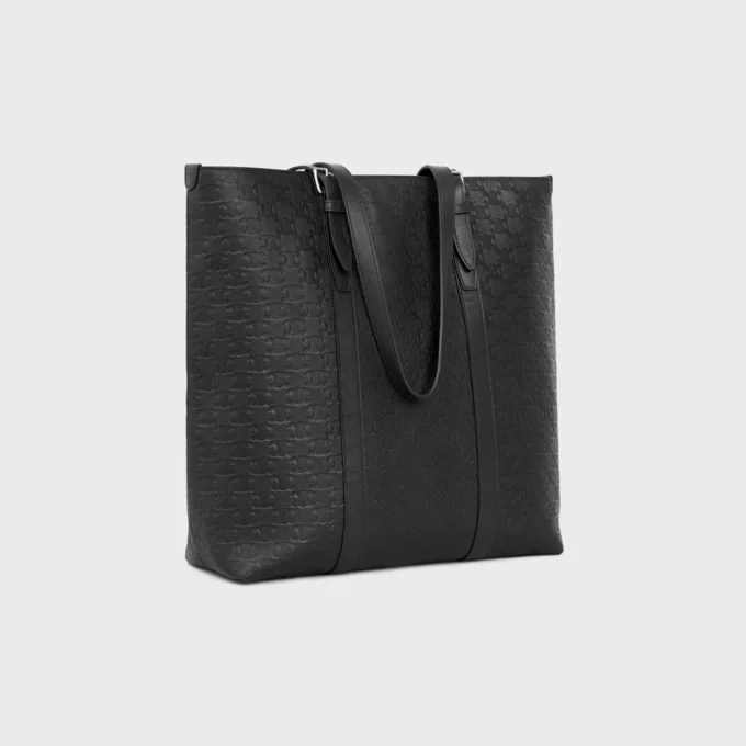 Cabas with Buckle in Calfskin with Triomphe Embossed Cabas with Buckle in Calfskin with Triomphe Embossed