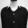 Cardigan in Brushed Mohair Cardigan in Brushed Mohair