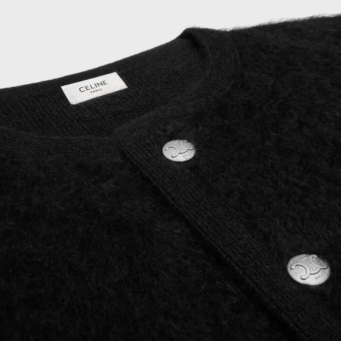 Cardigan in Brushed Mohair Cardigan in Brushed Mohair
