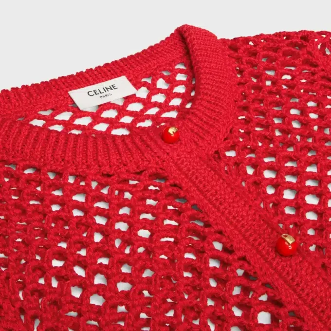 Cardigan in Cotton Crochet Cardigan in Cotton Crochet