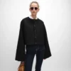 Cardigan Jacket in Wool Cloth Cardigan Jacket in Wool Cloth