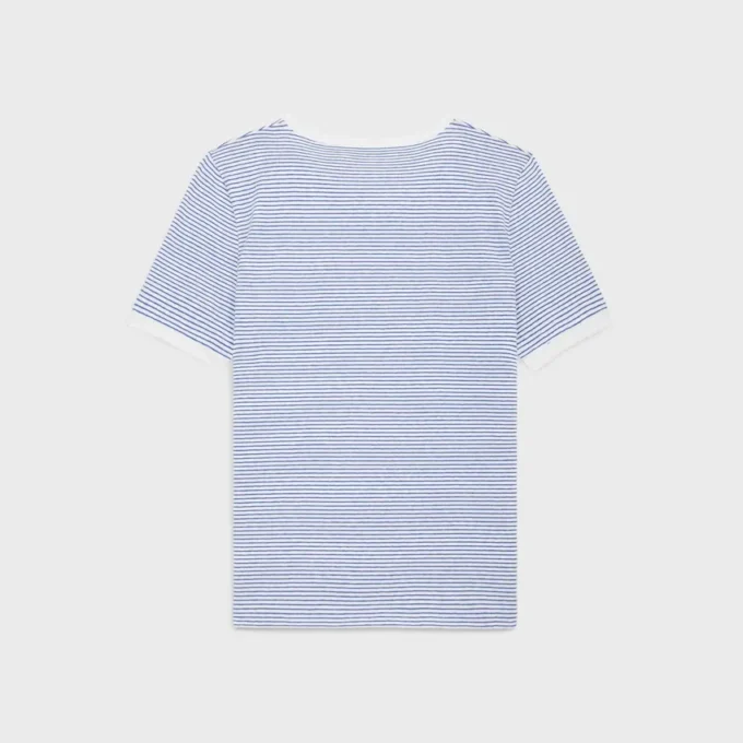 Celine 70’S T-Shirt in Striped Jersey