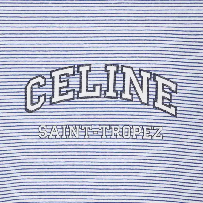 Celine 70’S T-Shirt in Striped Jersey