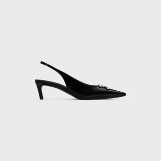 Celine Alma Triomphe Slingback in Glossy Calfskin