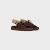Celine Billie Chunky Sandale  in Calfskin and Textile
