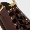 Celine Billie Chunky Sandale  in Calfskin and Textile