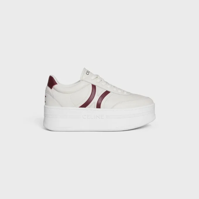 Celine – Block Sneakers with Back Triomphe and Wedge Outsole in Calfskin