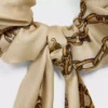 Celine Chains Bow Scrunchy in Silk Celine Chains Bow Scrunchy in Silk