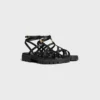 Celine – Clea Triomphe Strappy Sandal in Calfskin – Vegetal Tanning