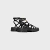 Celine – Clea Triomphe Strappy Sandal in Calfskin – Vegetal Tanning