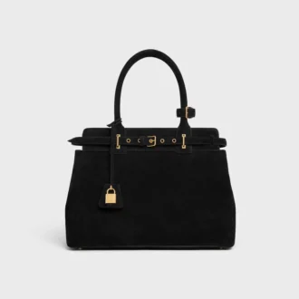 Celine Conti Bag in Suede Calfskin