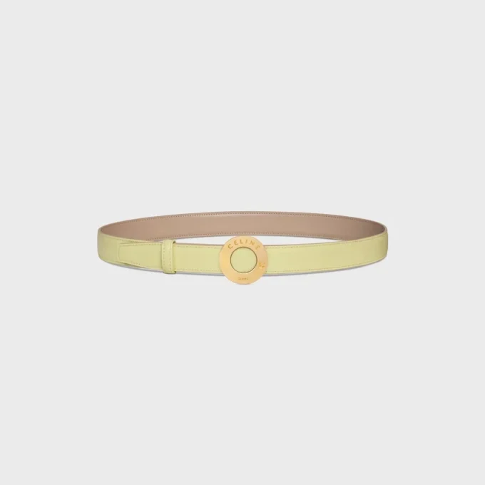 Celine Disc Buckle & Reversible Strap 25Mm Celine Disc Buckle & Reversible Strap 25Mm