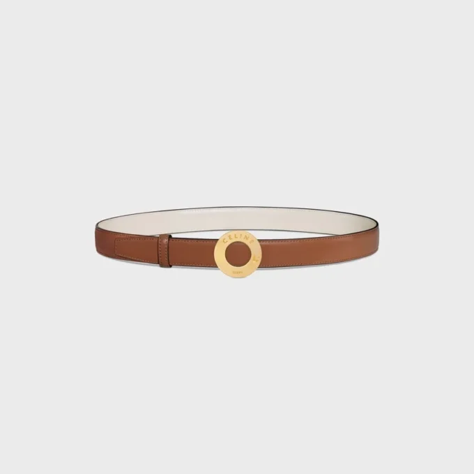 Celine Disc Buckle & Reversible Strap 25Mm Celine Disc Buckle & Reversible Strap 25Mm