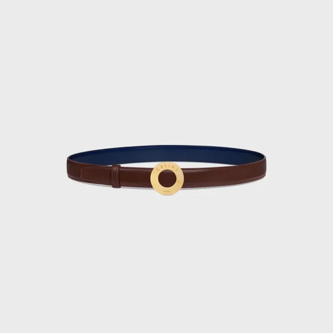 Celine Disc Buckle & Reversible Strap 25Mm Celine Disc Buckle & Reversible Strap 25Mm