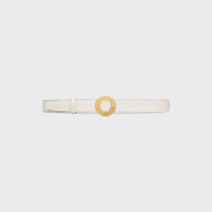 Celine Disc Buckle & Reversible Strap 25Mm Celine Disc Buckle & Reversible Strap 25Mm