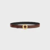 Celine Disc Buckle & Reversible Strap 25Mm Celine Disc Buckle & Reversible Strap 25Mm