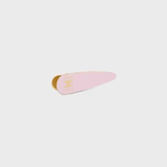 Celine Hair Clip in Brass with Gold Finish, Steel and Zamak