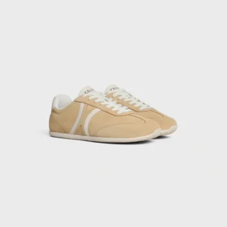 Celine Jogger – Low Lace-Up Sneaker in Suede Calfskin and Calfskin