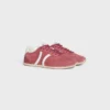 Celine Jogger Low Lace-Up Sneaker with Triomphe in Suede Calfskin and Calfskin