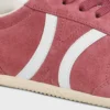 Celine Jogger Low Lace-Up Sneaker with Triomphe in Suede Calfskin and Calfskin
