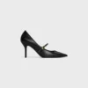 Celine Judy Strappy Pump in Calfskin